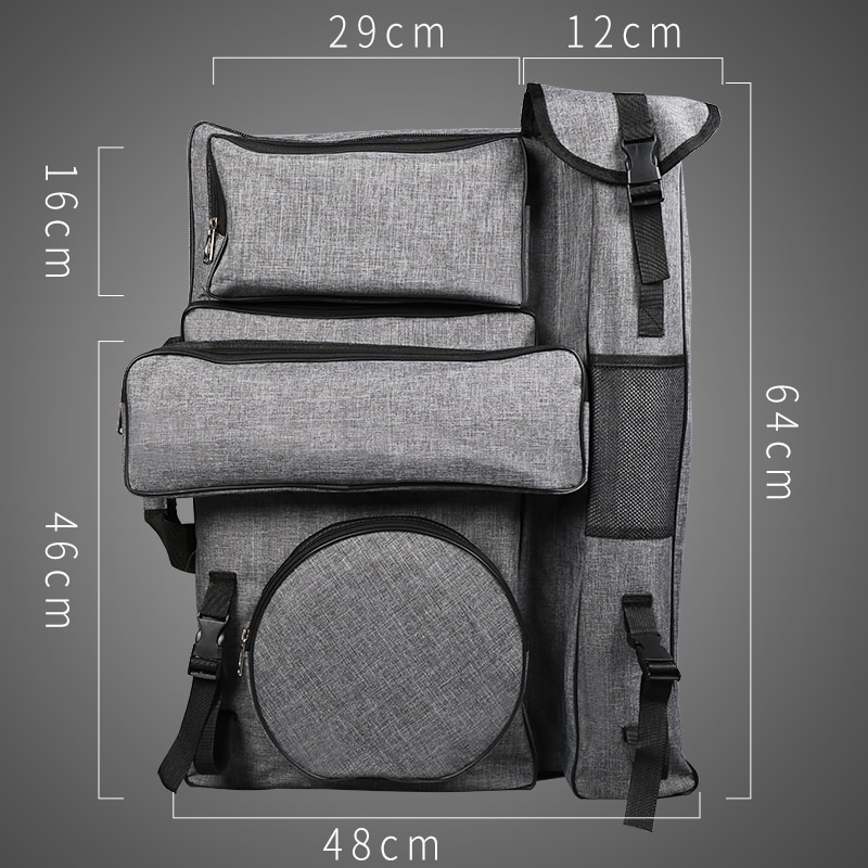 4K Large Art Bag For Drawing Board Sketching Tools Art Set Painting Set For Artist Students Waterproof Travel Bag Art Supplies