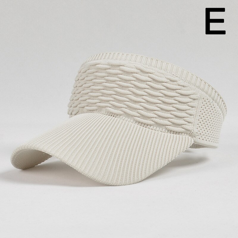 Summer Women's Empty Top Duck Tongue Baseball Cap Sun Visor Hip Hop Golf Cap Outdoor Sports UV Sunscreen Sun Hat: E