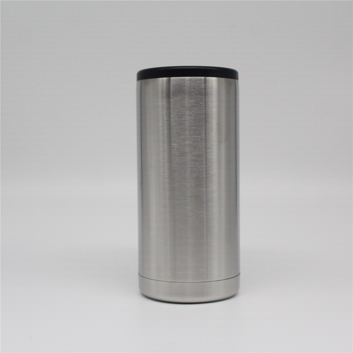 12oz Vacuum Beer Thermos Double Wall Outdoor Cold-Keeping Juice Cola Cans Bottle 304 Stainless Steel Beer Cooler Cups: Steel