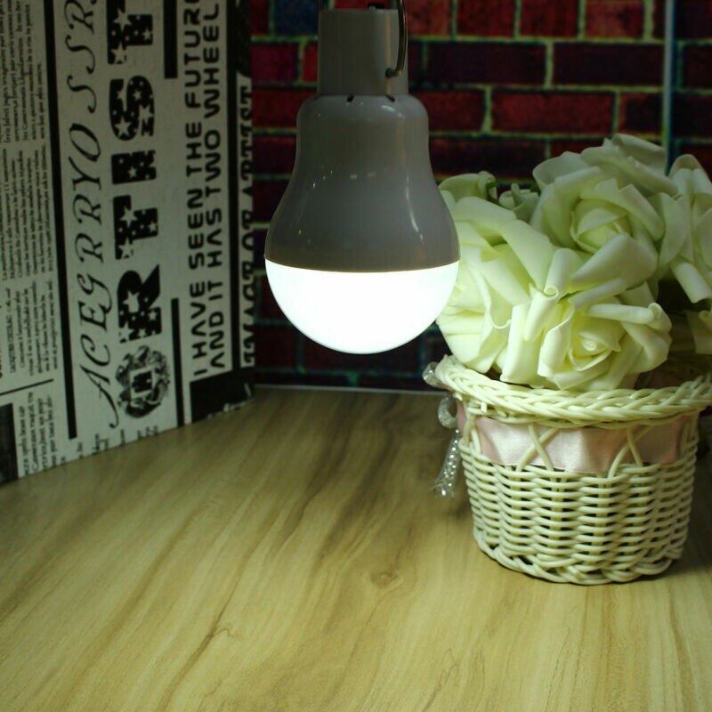 Portable LED Solar Lamp Charged Solar Energy Light Panel Powered Emergency Bulb For Outdoor Garden Camping Tent Fishing