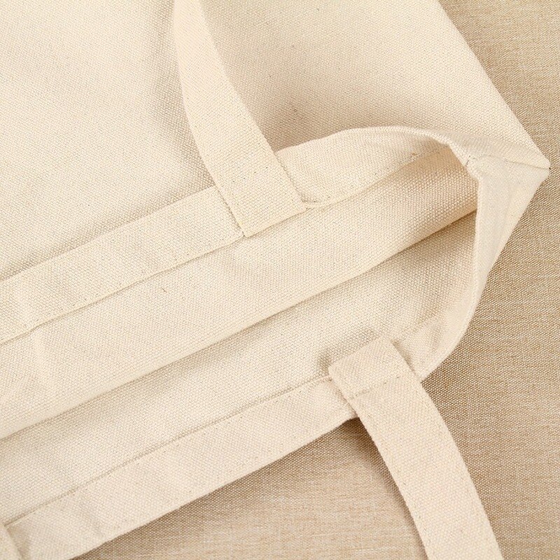 Shopping Bags Women Eco Reusable Canvas Small Large Capacity Supermarket Tote Grocery Storage Shoulder Bag