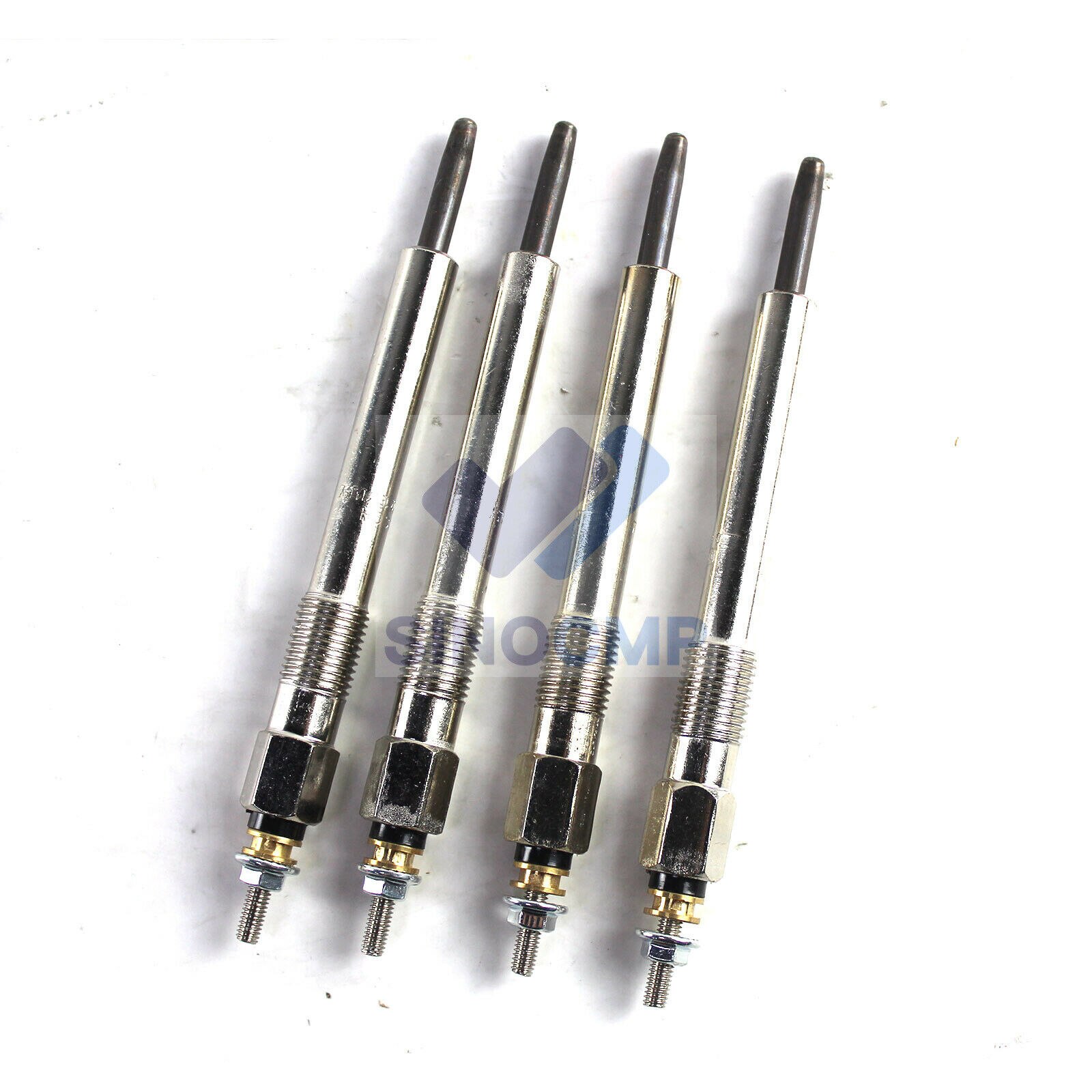 4pcs 4JB1 Glow Plug For NQR NKR NHR Pickup Mustang Bobcat Skid Steer Loader Excavator Parts with Isuzu 4JB1 Engine