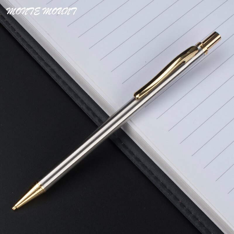 luxury Writing metal pens 0.5mm Nib school Office Stationery mechanical pencil student Business pen