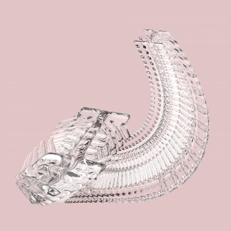 Crianças em forma de u escova de dentes de grau alimentício silicone macio cabeça da escova para crianças e crianças treinamento manual escova de dentes