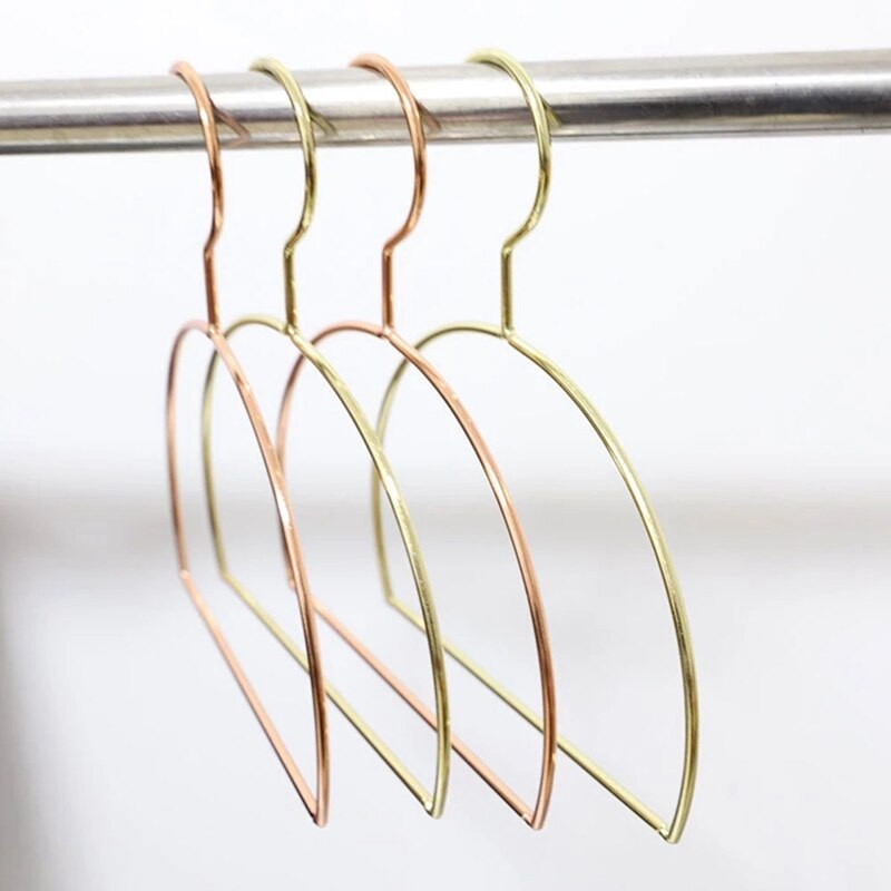 Cintres ronds en fer pour vêtements, lot de 10 pièces, ceinture d&#39;écharpe multifonctionnelle, cintre rond en métal