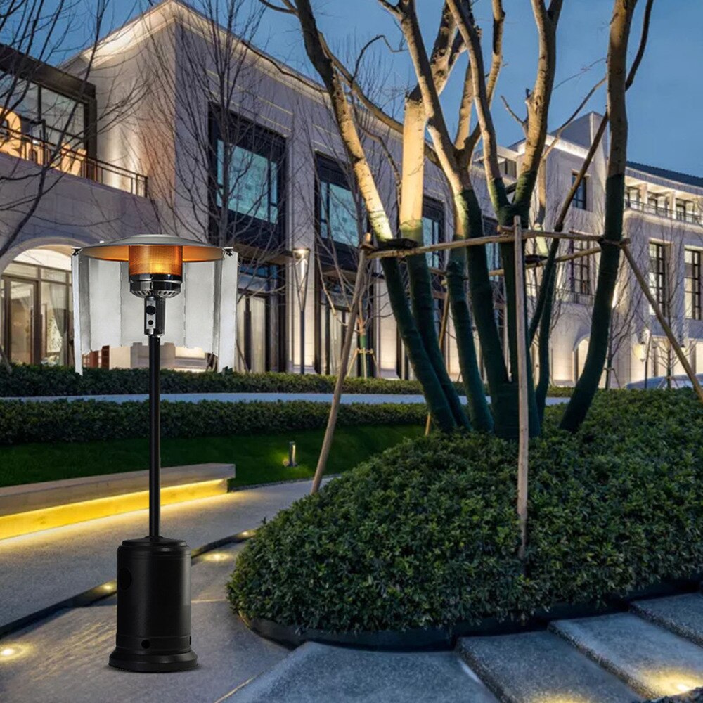 Heater Reflector Reflectors Propane Natural Gas Aluminum Outdoor Round 84x24cm Thermal Reflection Power High Heaters