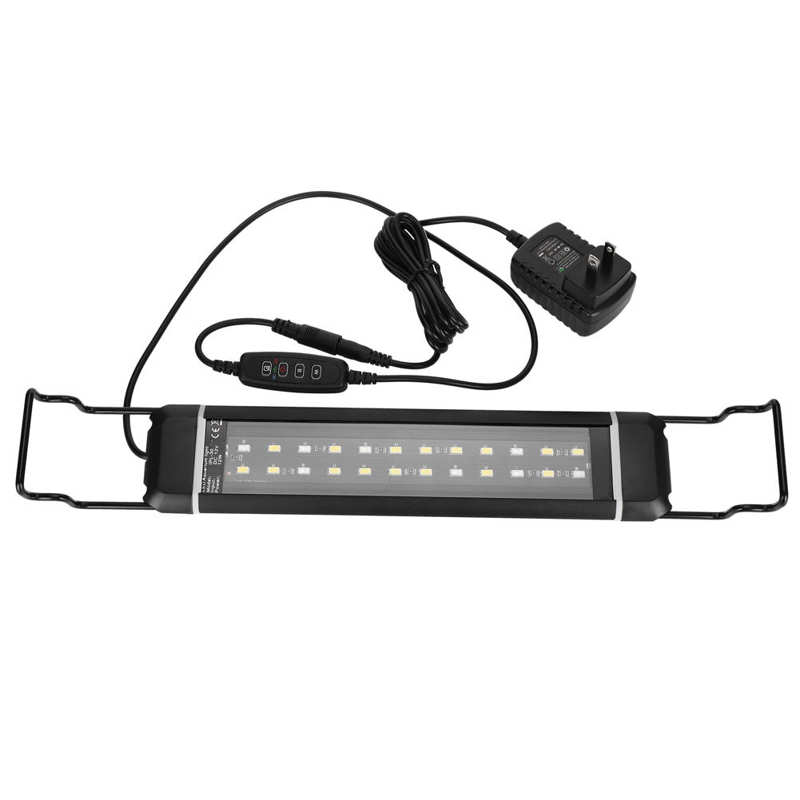 Thuis Aquarium Klein Aquarium Opgeschort Kunstmatige Aquarium Landschap 12W Aluminium Aquarium Aquarium Led Licht Water: Default Title