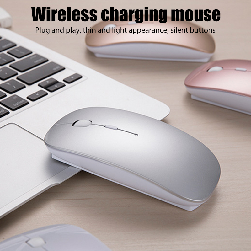 Draadloze Muis Bluetooth Oplaadbare Muis Voor Computer Stille Mause Ergonomische Mini Muis Usb Optische Muizen Voor Pc Laptop