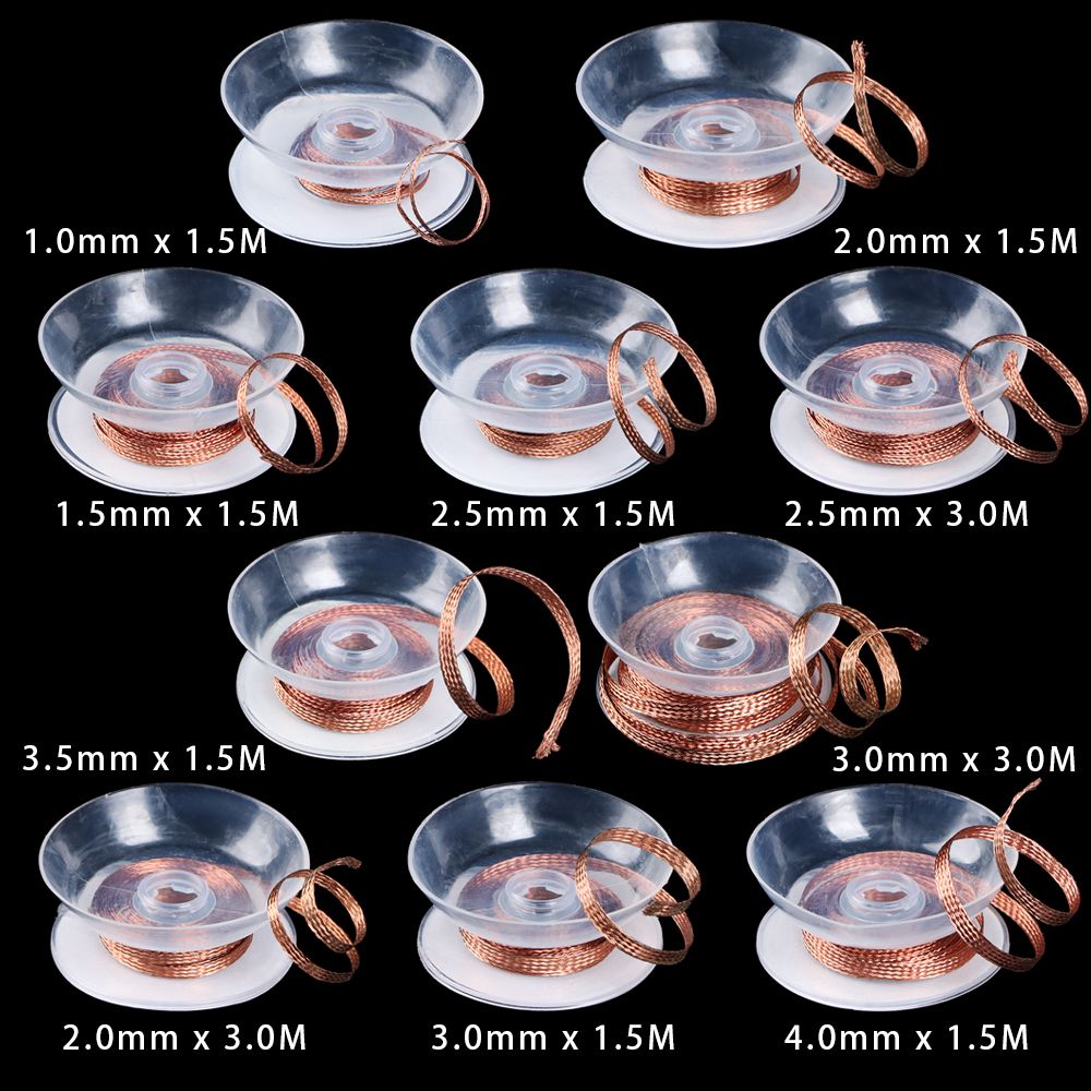 Desoldering Braid Tape Copper Solder Wire Soldering Wick Tin Solder Removal Braid Welding Wire Repair Tool