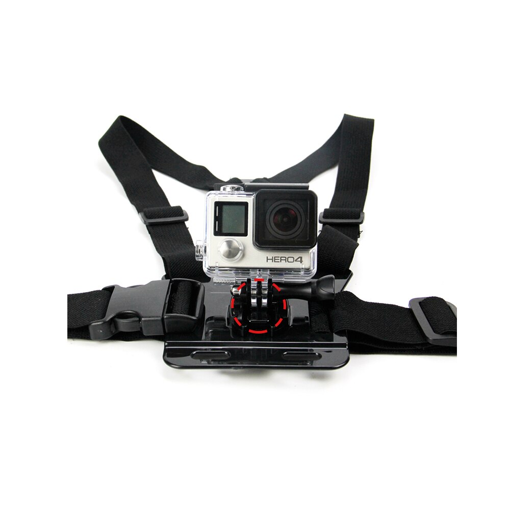 SnowHu for Gopro accessories Mount 360 Degree Rotate Quick Release Buckle Vertical Surface For yi for GoPro Hero 9 8 7 6 5 GP203