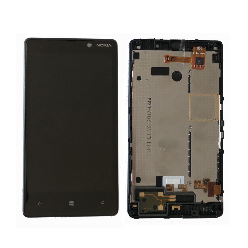 Original Für Nokia Lumia 820 LCD Display mit Touch Screen Digitizer Montage Mit rahmen