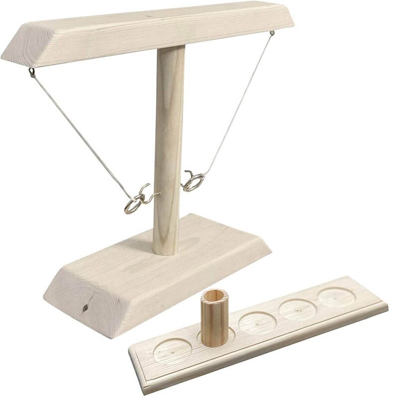 Partij Speelgoed Leisure Industriële Stijl Bar Drink Shop Handgemaakte Houten Ring Toss Haken Snelle Interactief Spel Voor bars Thuis
