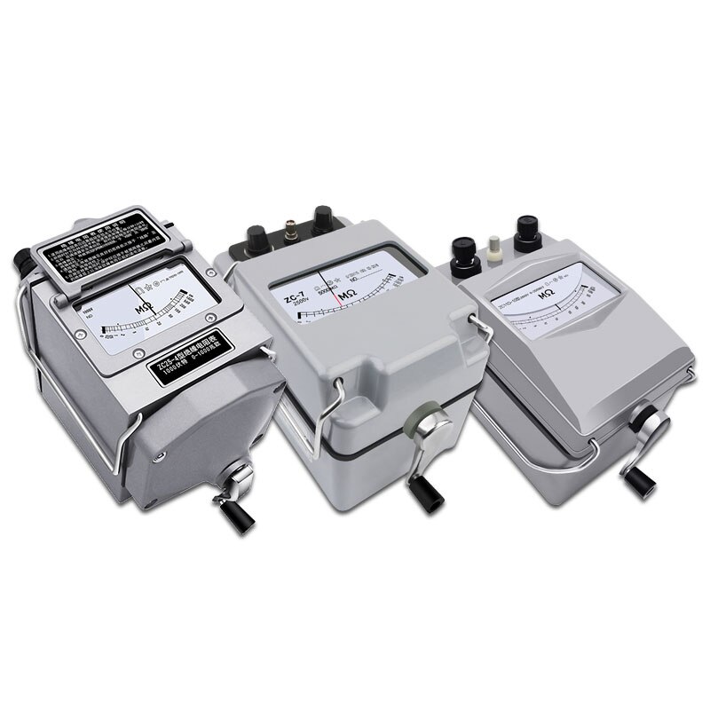 Megger 1000v insulation resistance tester resistance meter instrument equipment ZC25-4 plastic case