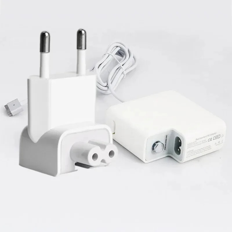 3-1PCS EU Plug Adapter 6A Fast Charging Travel Wall EU AC Chargers for Laptop Apple Macbook Air Pro Duck Head Outlet Converters