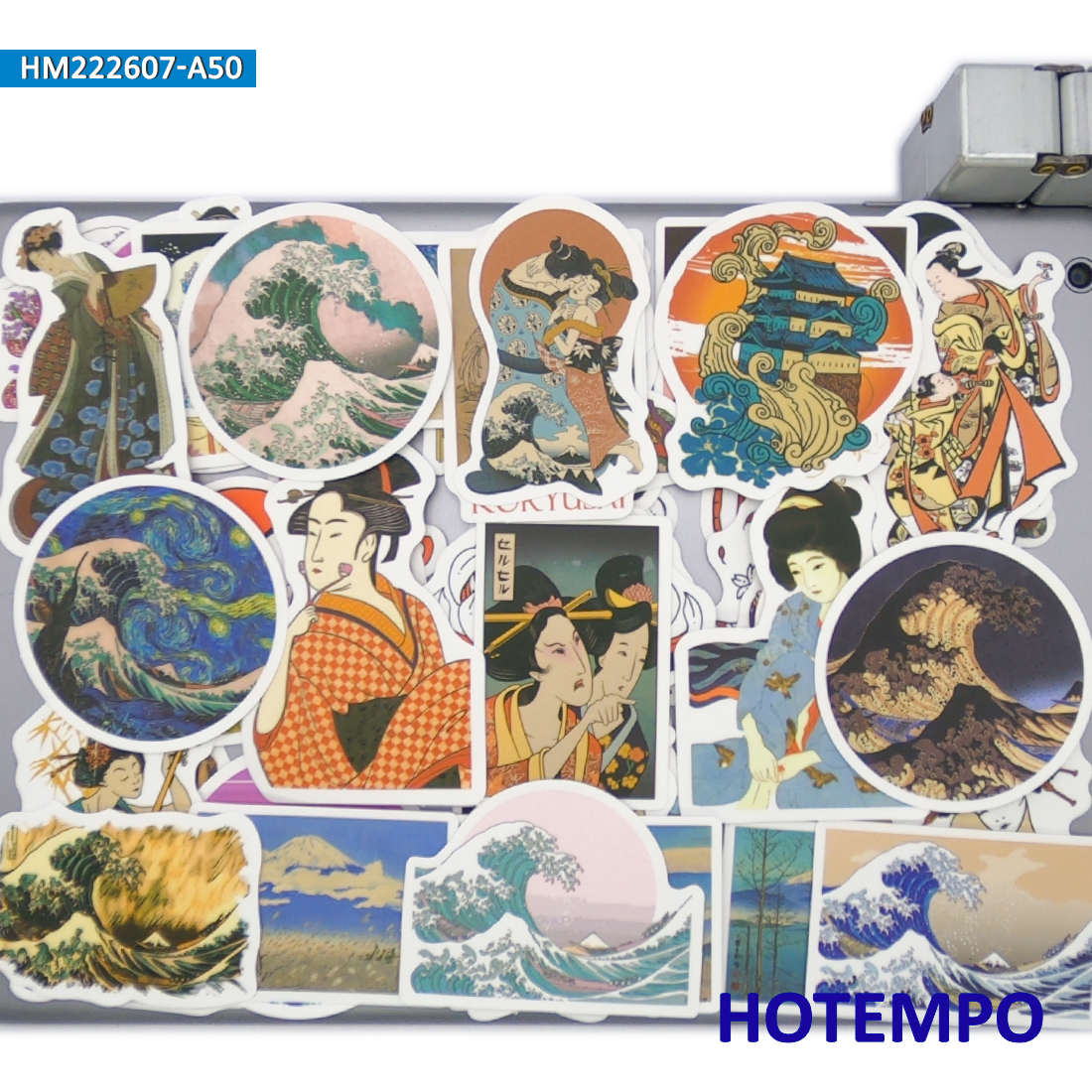 20/30/50 sztuk, stare reklamy, plakaty, naklejki, Styl japoński, Retro Trip, Śmieszne naklejki, Nadaje się do DIY Scrapbook Bagaż Bike Car Laptop Motocykl Gitara, Naklejka na telefon: MULTI
