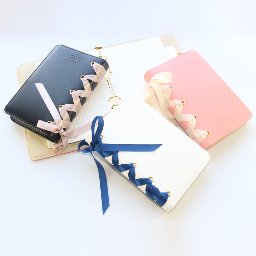 Domikee cute office school spiral notebooks journals stationery,kawaii person binder weekly planner agenda organizer ,A5A6