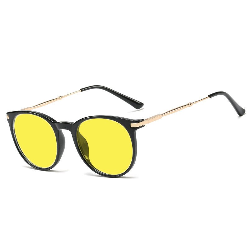 Computer Glasses Men Womenblue blue light blocking glasses Eyeglass Blocking Ray from Work Computer Tint Goggles FML: black yellow