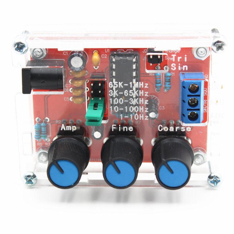 Function Generator DIY Kit Sine Triangular Square Output 1HZ-1MHZ