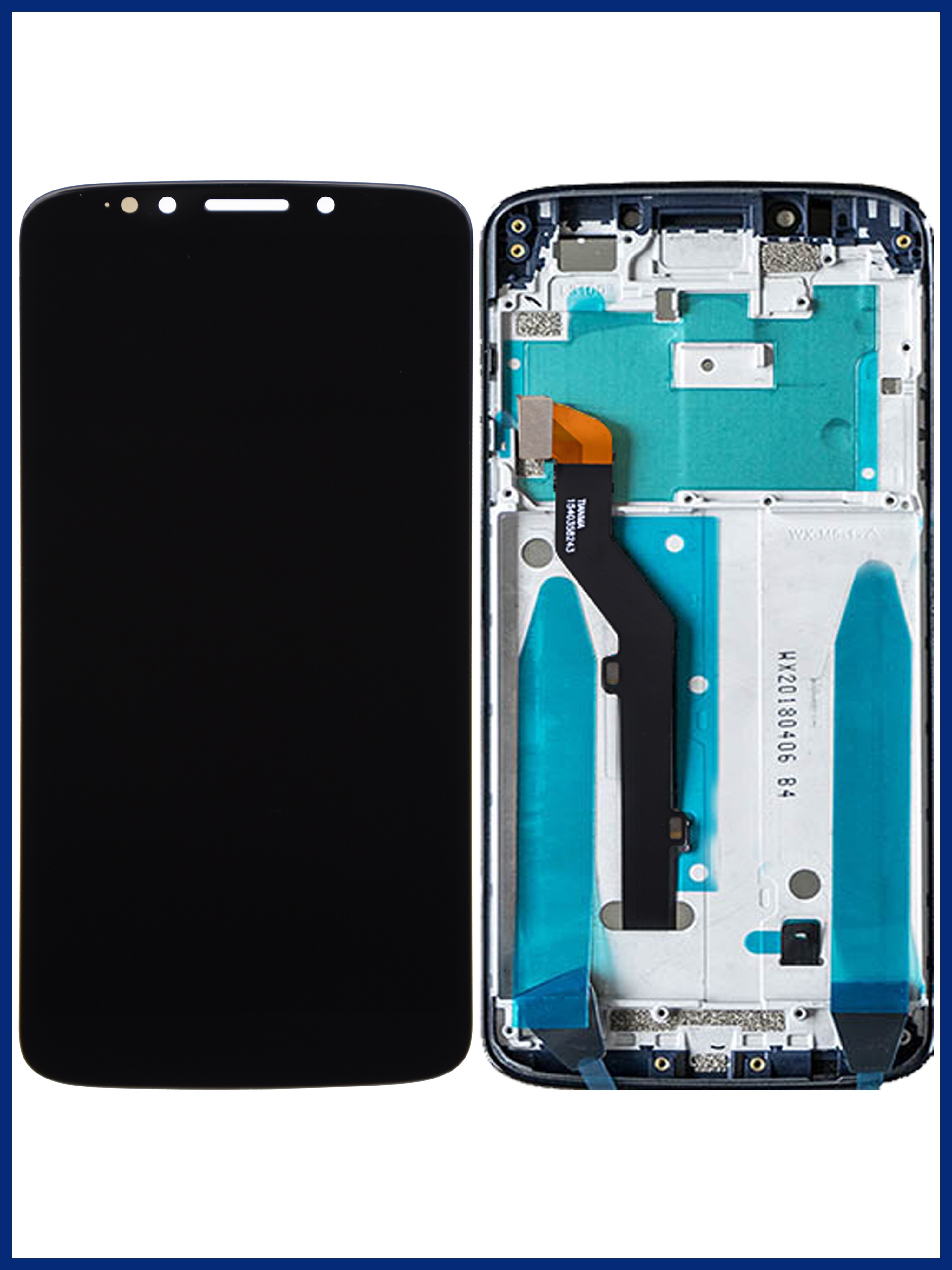 5.0 " original ersatzteile für motorola moto  e5 xt1944 lcd-display  e5 touchscreen-digitizer-einheit mit rahmen
