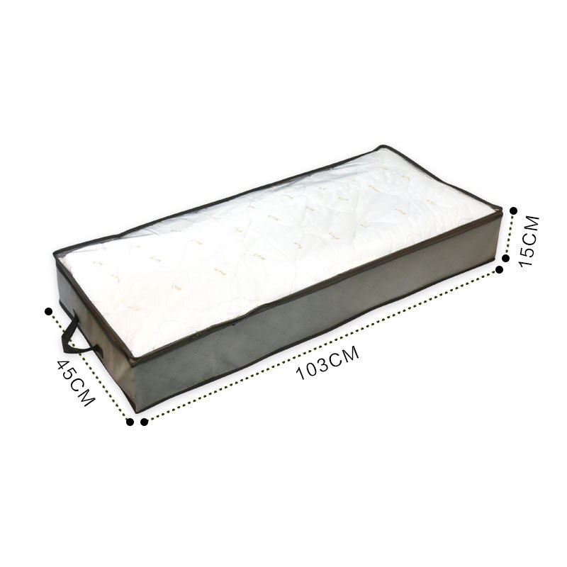 Onder Bed Niet-geweven Opberglade Organisator Opbergdoos Kleding Dekens Schoenen Divider Container Quilt Zakken Houder Organizer: Default Title