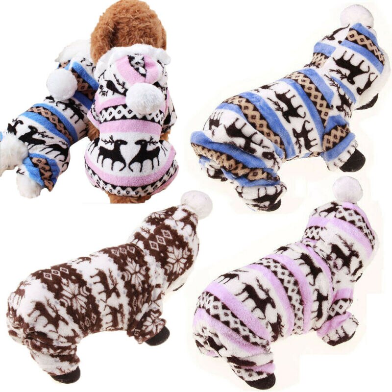 Welpen Hund Winter Gesamt Kleidung Bekleidung Nette Haustier Jumper Hoodie Mantel Kostümich