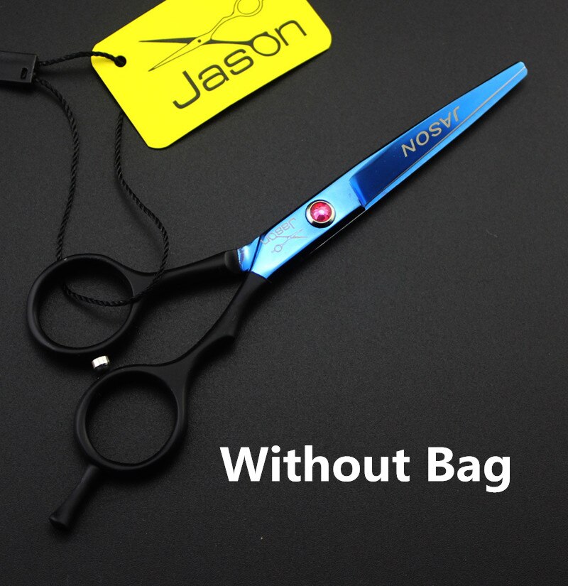 323# 5.5'' Brand Jason TOP GRADE Hairdressing Scissors 440C Barbers Cutting Scissors Thinning Shears Hair Scissors: One Cutting No Bag
