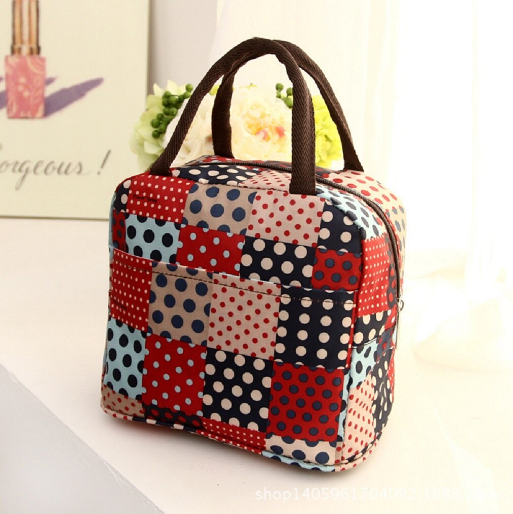 Draagbare Geïsoleerde Thermische Koeler Lunchbox Carry Tote Picknick Case Opbergtas