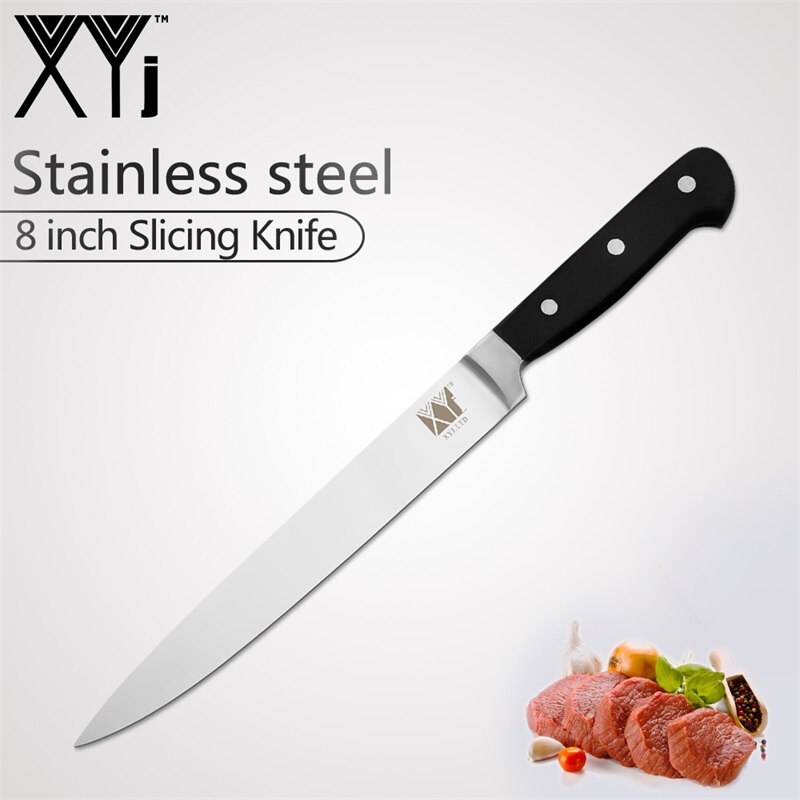 XYj Edelstahl Messer Küche Messer Werkzeuge 8 "5" 7 "3,5" Schäl Dienstprogramm Santoku Koch Schneiden brot Kochen Messer Neue: 8 Zoll schneiden Messer
