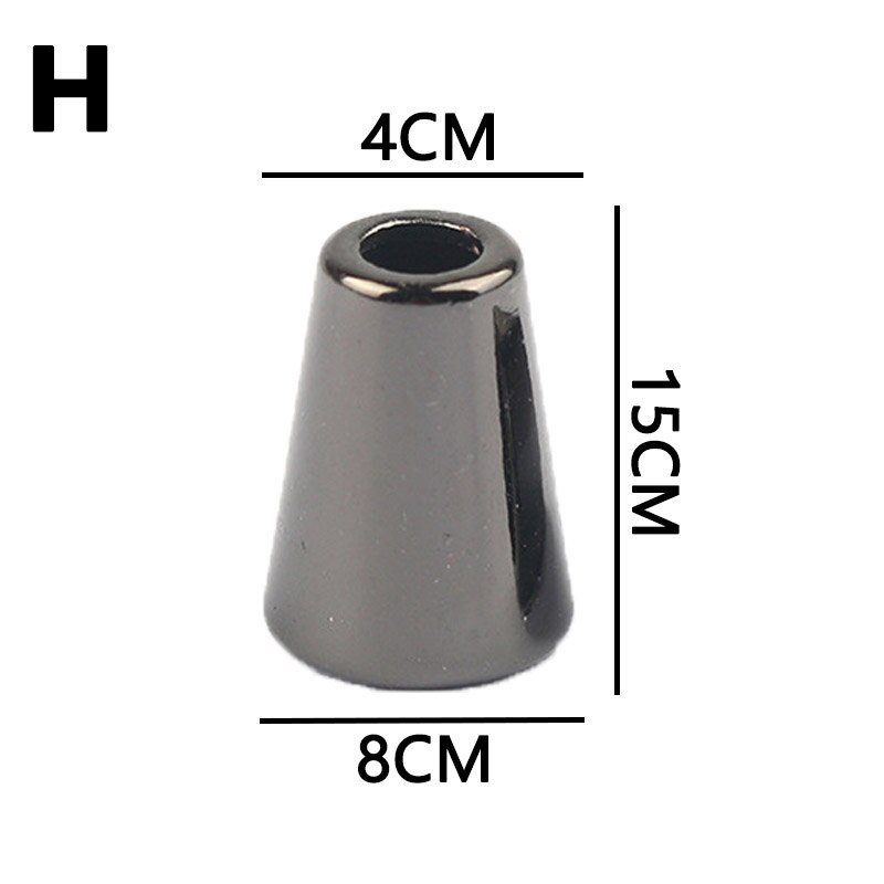 10pcs Clothing Rope Buckle Stopper Ends Lid Lock Toggle Cord End Clip For Clothes Bag Sportswear Shoelace Rope Parts Accessories: H