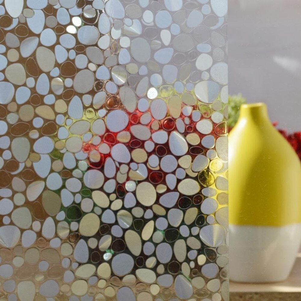 ¡Novedad! película de vidrio esmerilado para ventanas de PVC 45*200 cm, pegatina para tienda, Protección de Privacidad, mejor-FF