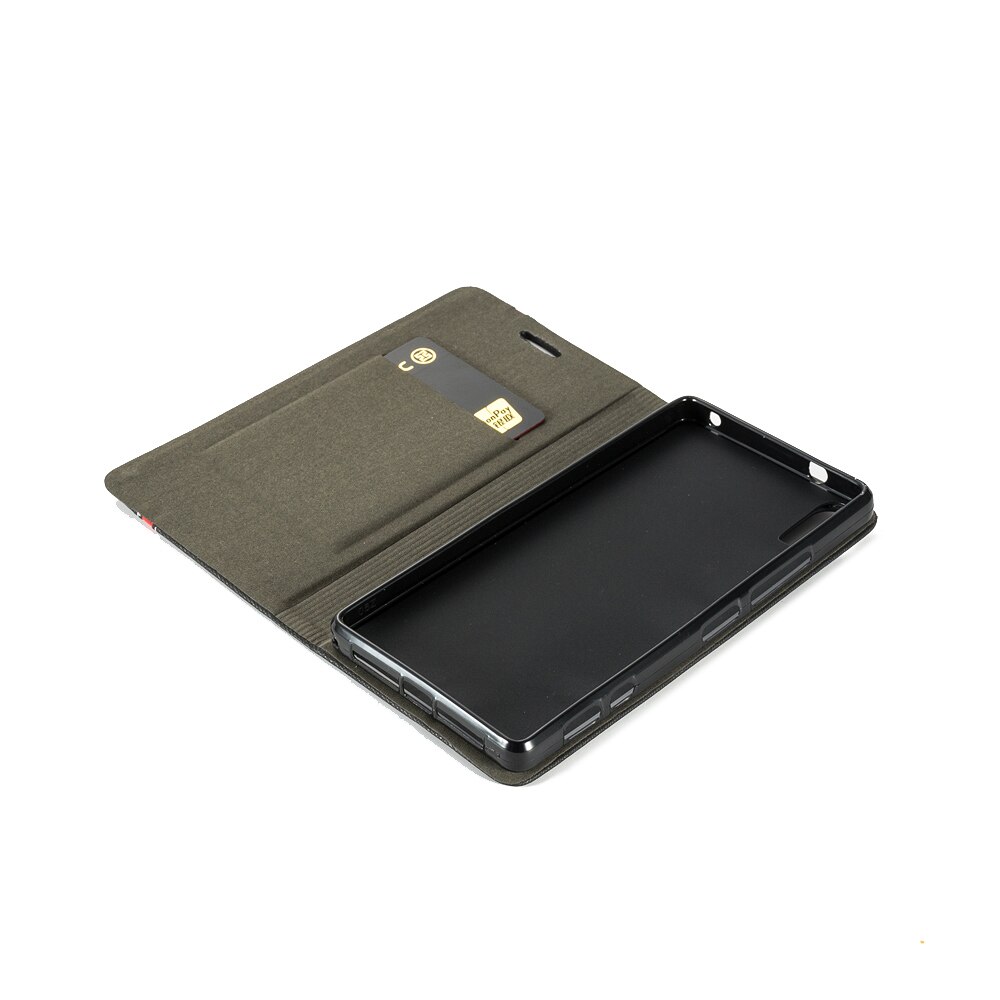 Book Case For Lenovo Vibe Shot Luxury PU Leather Wallet Flip Cover For Lenovo Z90 Silicon Soft Back Cover