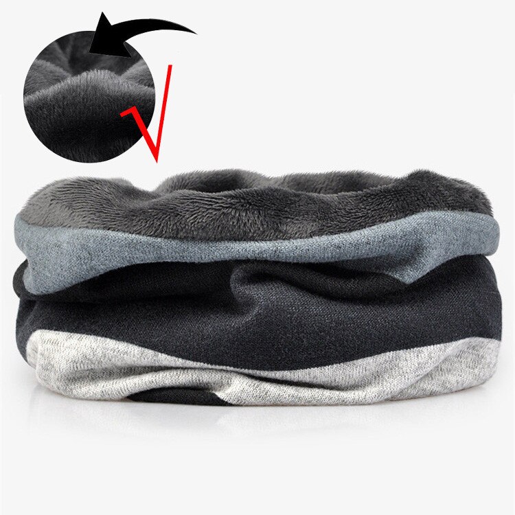 Herfst winter muts voor mannen vrouwen slouchy hoed helm voering katoen sport fietsmuts ademend chemo pet warm thermisch: Grijs vlies