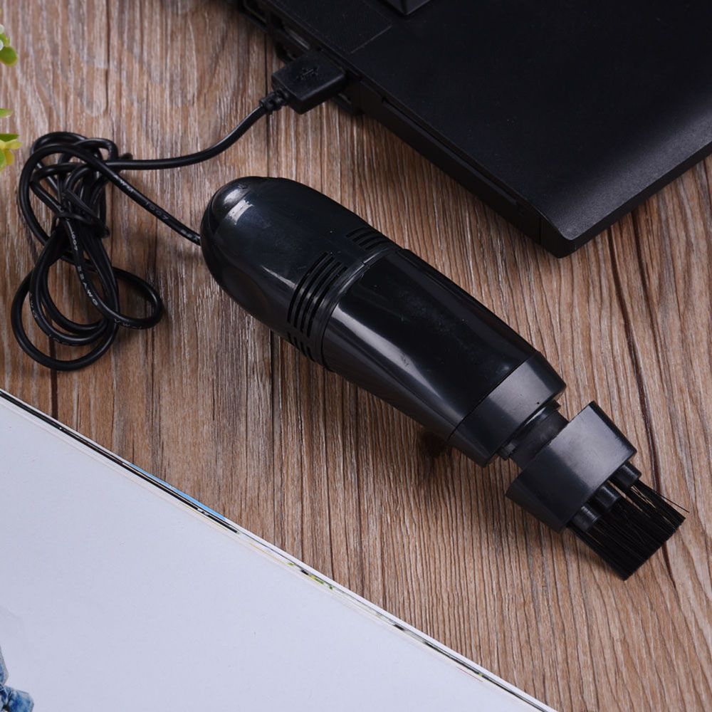 6 farver mini computer støvsuger usb tastatur renere pc bærbar børste støv rensesæt til stationære computere tastaturer rense værktøjer