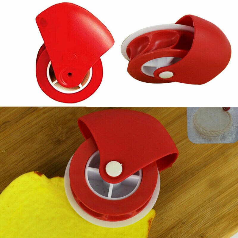 Keuken Gereedschap Plastic Roller Cutter Gebak Pizza Rooster Wiel Roller Snijders