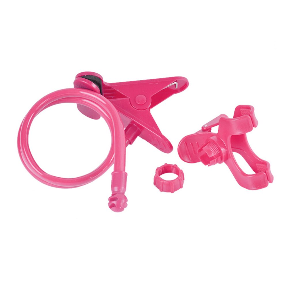 Universal Mobile Phone Holder Flexible Adjustable Cell Phone Clip Lazy Holder Home Bed Desktop Mount Bracket Smartphone Stand: pink