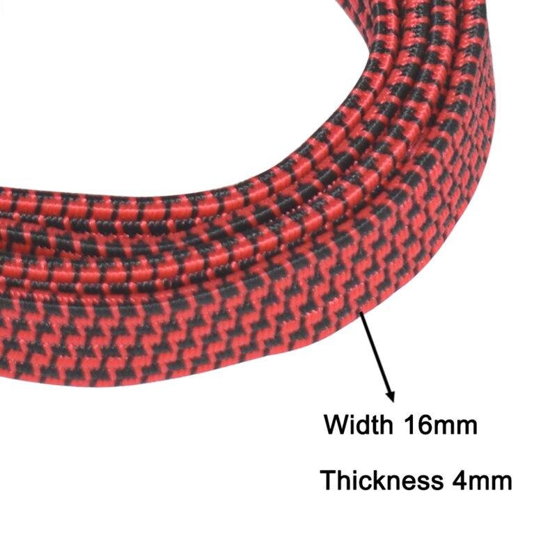 Stark elastisk lina rep knyta ner bälte last bagage surrningsband fix för motorcykel cykel suv bil tak last utomhus camping