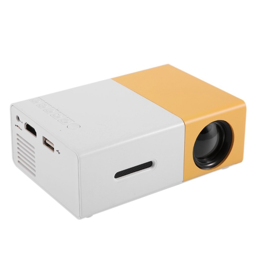 YG300 Mini Portable Projector LCD LED Proyector HDMI-compatible USB AV SD 400-600 Lumen Home Theater Education HD Projetor