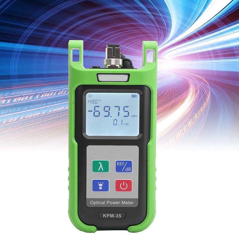 KPM-35 Optic Fiber Power Meter FTTH Fiber Cable Tester and Singlemode Fiber Optical Light Source -70 - +10Dbm