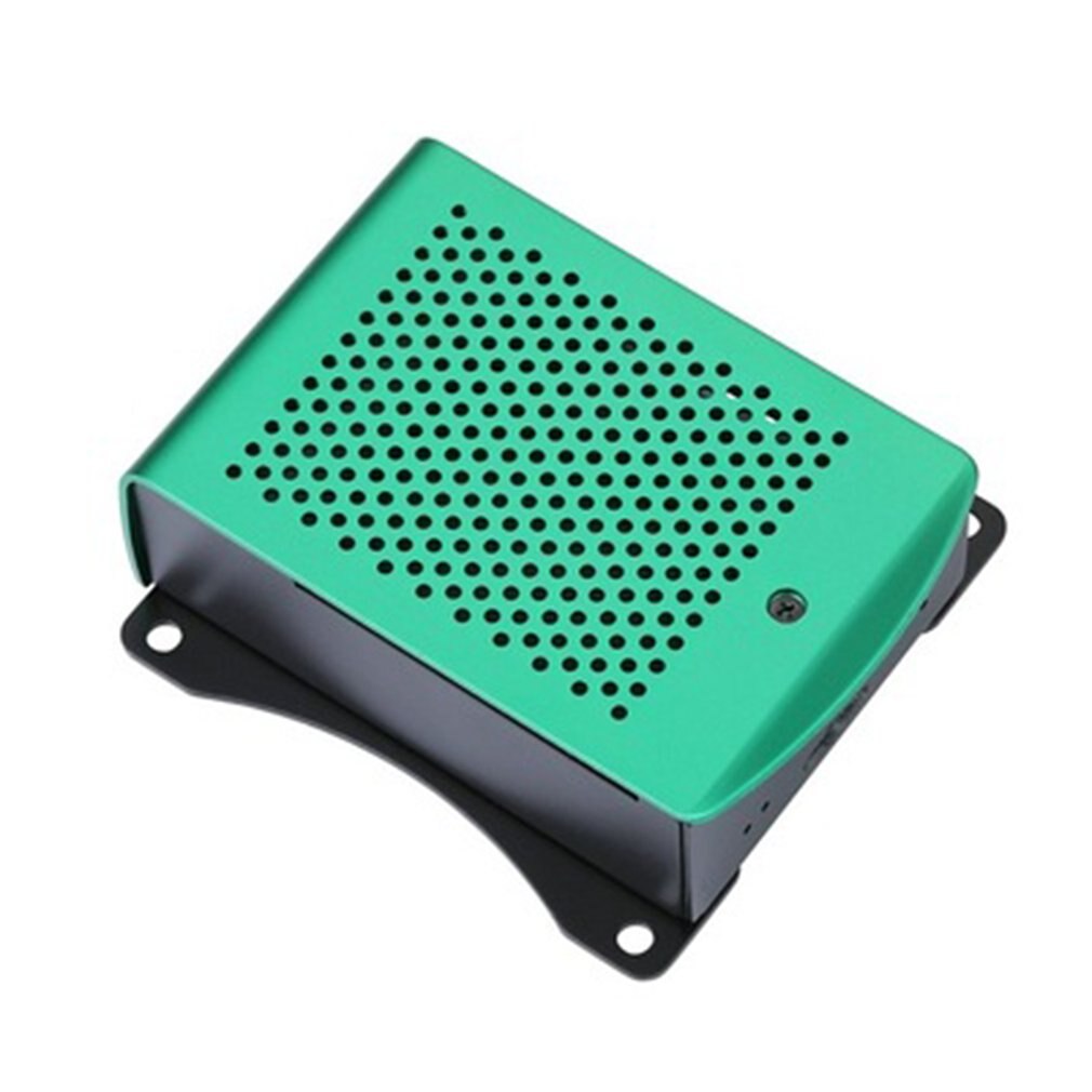 For Raspberry Pi 2 3 Model B Plus Aluminum Silver Green Black Case Metal Enclosure RPI 2 3 Box Compatible
