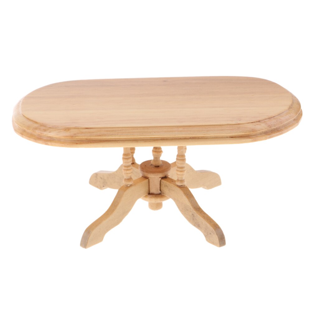1:6th Skala Puppenhaus Holz Ende Tisch Kaffee Tisch Wohnzimmer Möbel