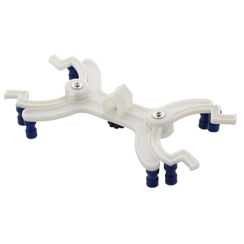 5 stk/plast bilateral burette klemme sommerfugl klip titrerings klip burette special klip kemi undervisningsinstrument