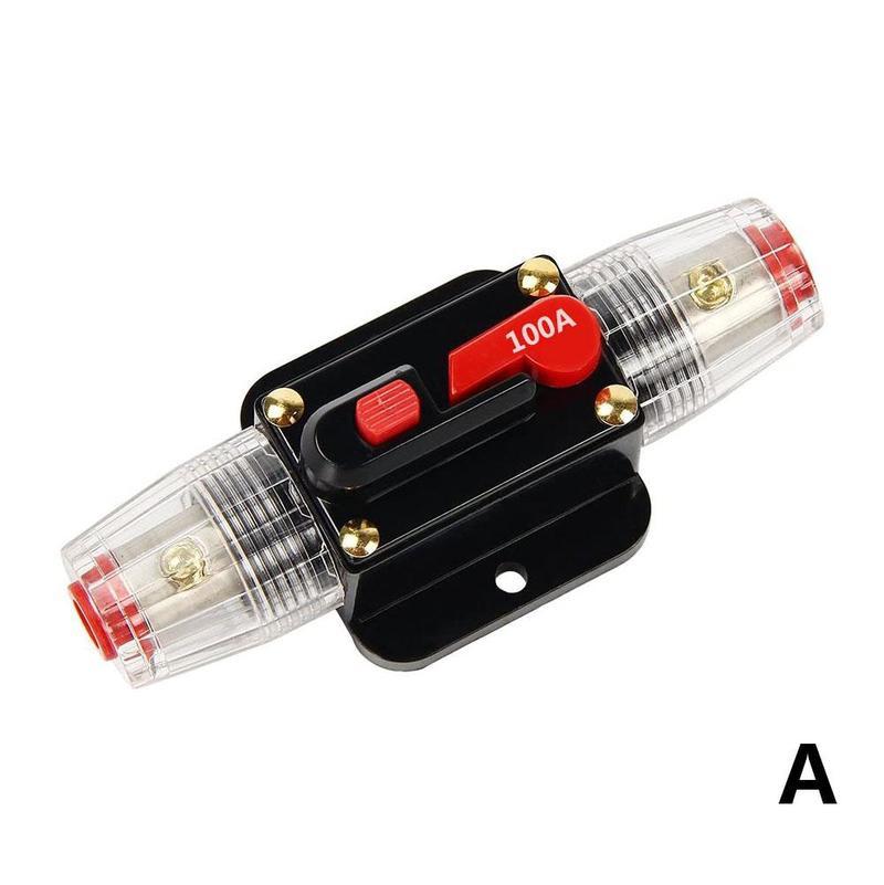 for DC 12V/24V 100A/150A Car Audio Inline Circuit Breaker Manual Holder Breaker Circuit Switch Reset Car Fuse Reset Fuse S8Z2: Army Green