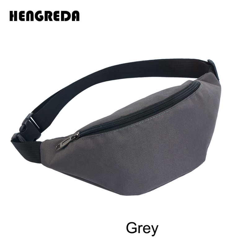 Women Fanny Pack Waist Bag Belt Bag Hengreda Travel Hip Bum Pocket 600D Waterproof Festival Party Sling Chest Daypack: Grey
