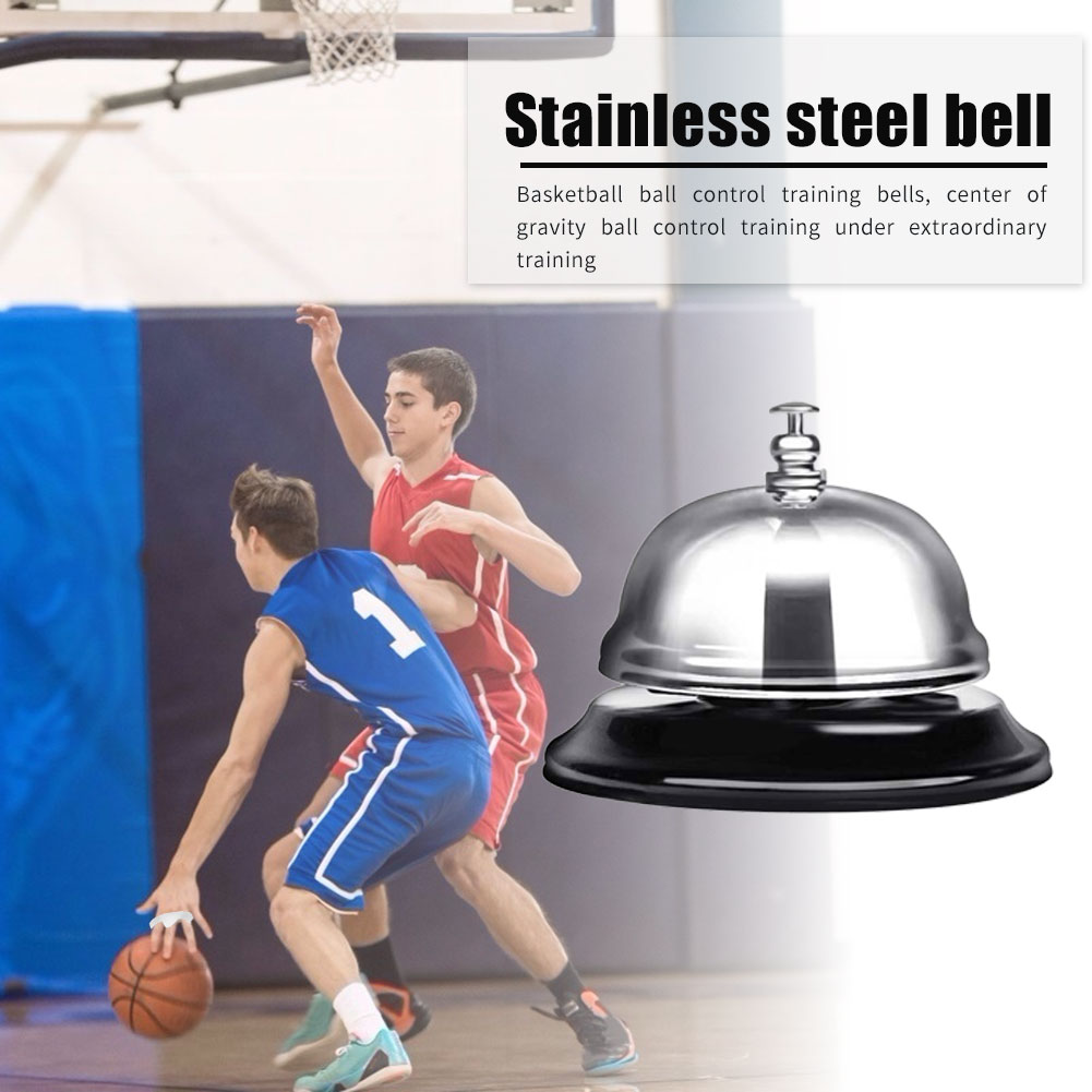 Edelstahl-ballkontrollglocke, basketball-reaktionstrainingszubehör für indoor-sport und dekoration