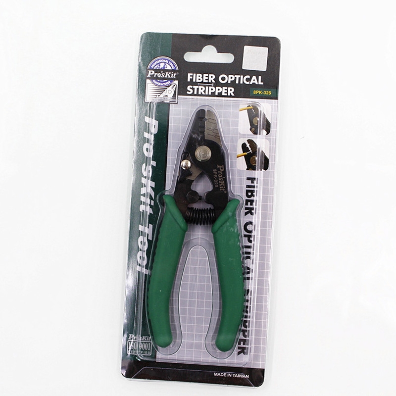 Wire Stripper Tool - Proskit 8PK-326 - Fiber Optic Cable Cutter - Precision Pliers