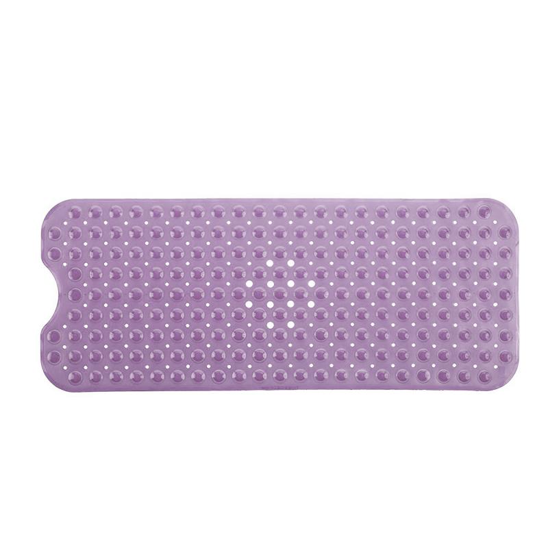 Antislip Badmatten Pvc Anti-Slip Badmat Zachte Badkamer Massage Mat Zuignap Douche Mat tapijt Antislip Bad Matten: Flash purple