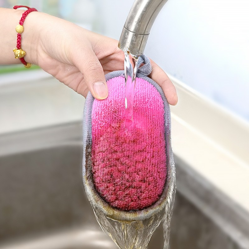 Afwasspons Dubbelzijdige schoonmaaksponzen Huishoudelijke schuursponsjes Keuken Multifunctionele gerechten Potvlekken Scrubsponzen