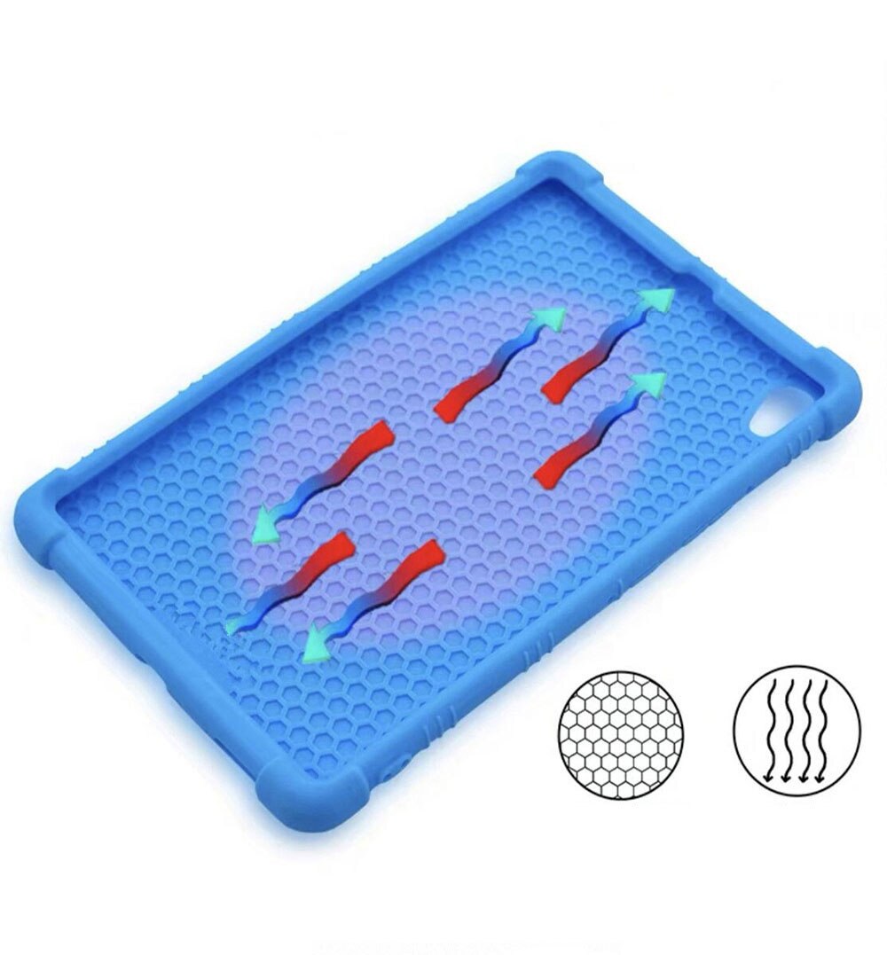 Etui til nokia  t20 tablet, silikone anti børn beskyttelsescover til nokia  t20 etui 10.4 tommer ta -1392 ta-1394 ta-1397