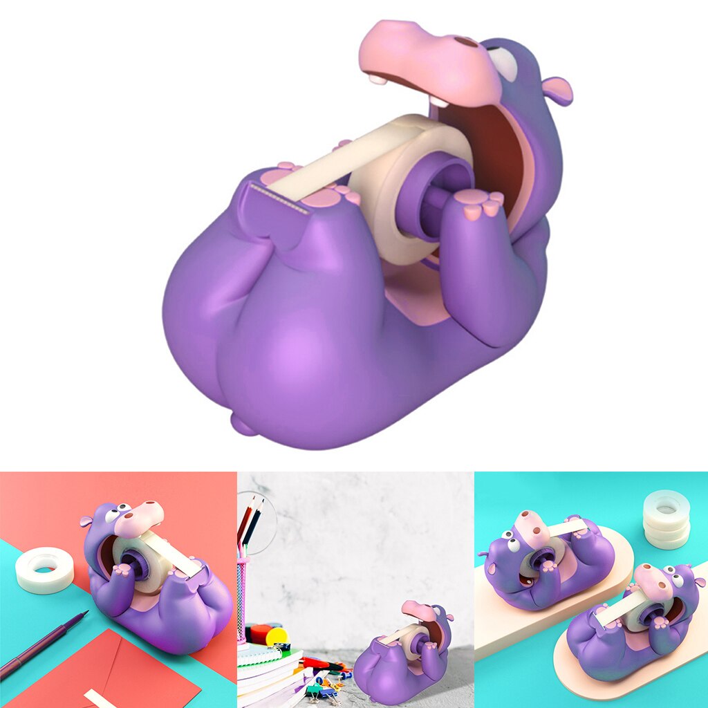 Distributeur de ruban adhésif Hippo , support de coupe, bureau, école, bureau, M17F