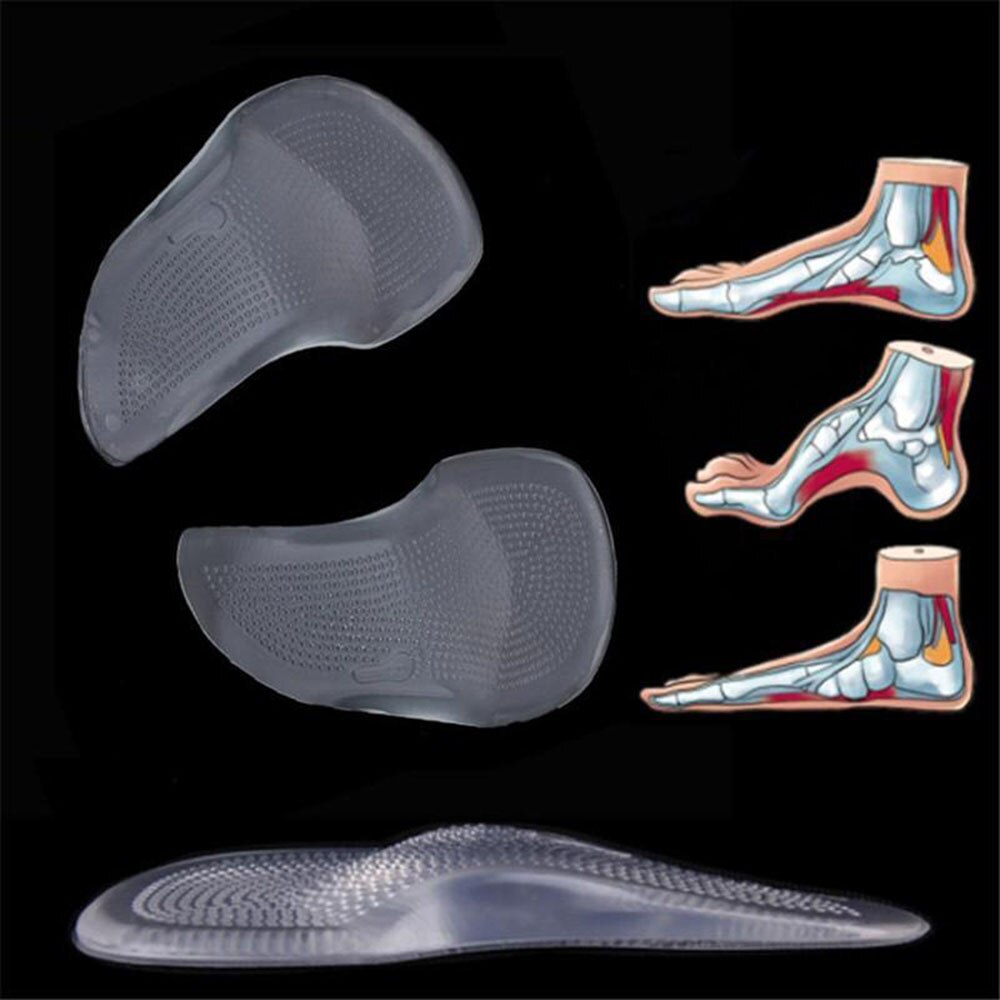 Orthopedische Arch Ondersteuning Shoe Binnenzool Gel Pad Platte Voeten Corrector Hiel Orthopedische Voetverzorging Orthopedische Inlegzolen Platvoeten